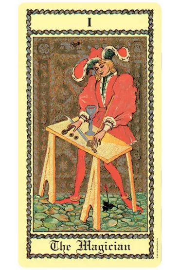 The Medieval Scapini Tarot, karty do wr�enia
