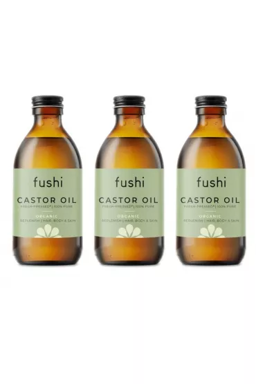 Fushi Ekologiczny Olej Rycynowy Zestaw 3 x 250 ml