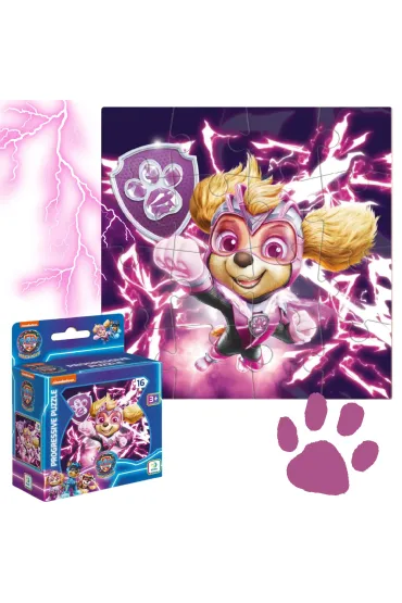 Puzzle 16 el. Psi Patrol. Skye Dodo