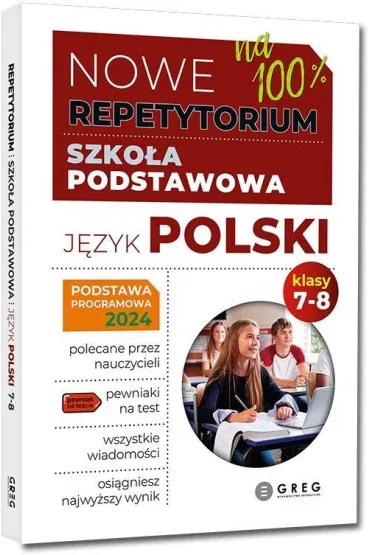 Nowe Repetytorium. Jzyk polski. Szkoa podstawowa. Klasy 7-8