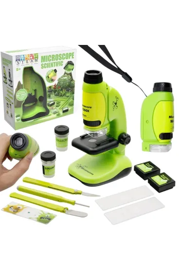 Mikroskop ze �wiat�em powi�kszenie 250x Trifox
