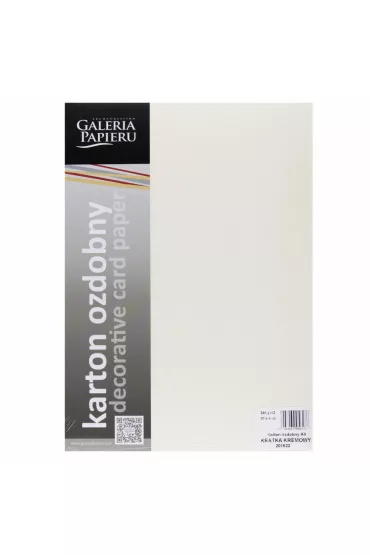 Argo Karton ozdobny A4 kremowy 240g kratka op20ark GALERIA PAPIERU 201622