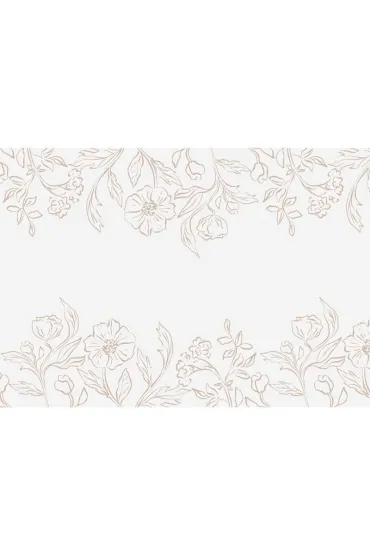 PartyDeco Bie�nik flizelinowy kwiatowy 40x500cm