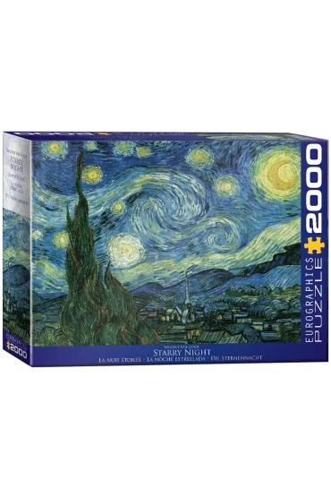 Puzzle 2000 el. Starry Night by Van Gogh Eurographics