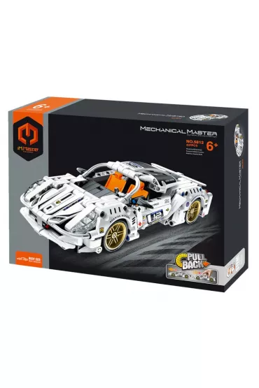 Klocki  super auto bia�e 437 elementy