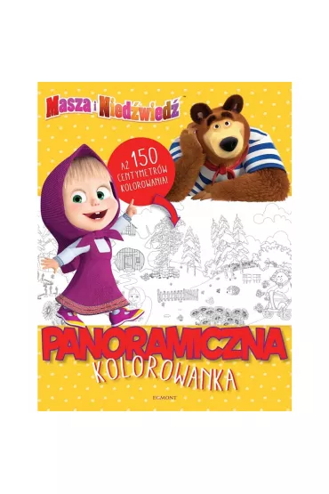 Panoramiczna kolorowanka. Masza i Nied�wied�