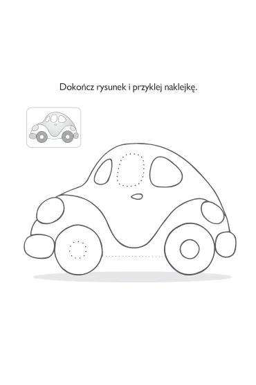 Malowanie-doklejanie. Proste zadania