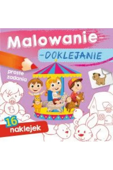Malowanie-doklejanie. Proste zadania