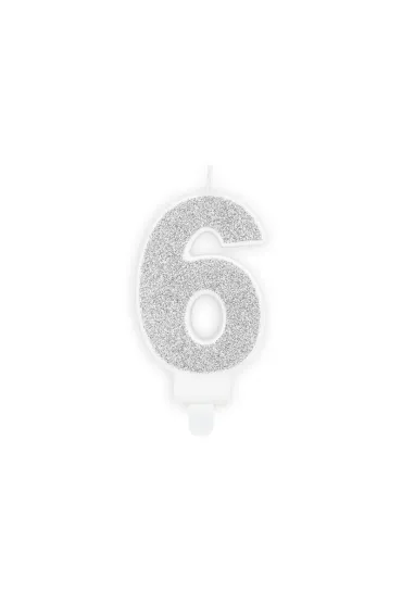 PartyDeco �wieczka urodzinowa 6 7cm