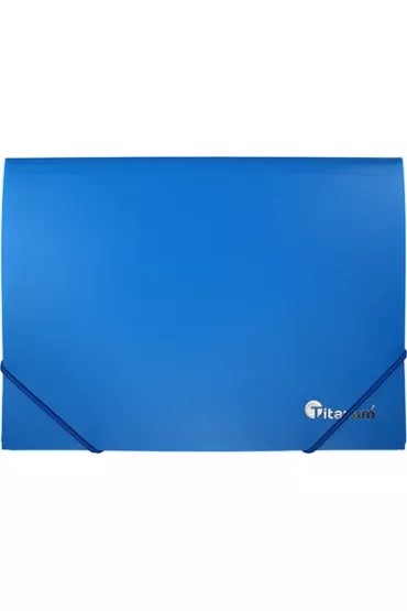 Titanum Teczka PP A5 z gumk� niebieska