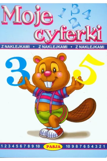 Moje cyferki z naklejkami