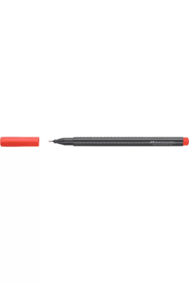 Faber-Castell Cienkopis Grip czerwony