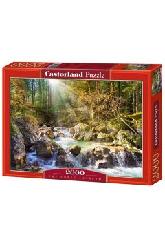 Puzzle 2000 el. Strumyk w lesie Castorland