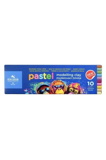 Koh-I-Noor Plastelina pastelowa 10 x 20 g