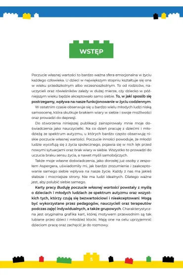 Buduj� poczucie w�asnej warto�ci. Karty pracy dla dzieci i m�odzie�y z nisk� samoocen� oraz ze spektrum autyzmu - Agnieszka  Kolanko