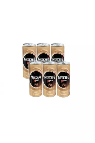 Nescafe Orze�wiaj�ca bia�a kawa na zimno Xpress Latte Macchiato Zestaw 6 x 250 ml