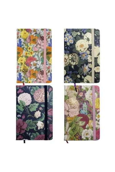 Centrum Notes A6/80K linia PU Kwiaty 81137 mix