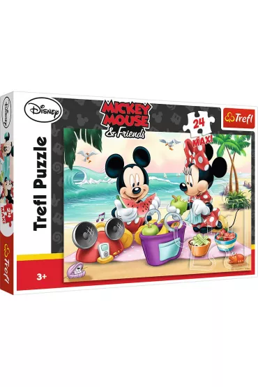 Puzzle maxi 24 el. Piknik na pla�y Trefl