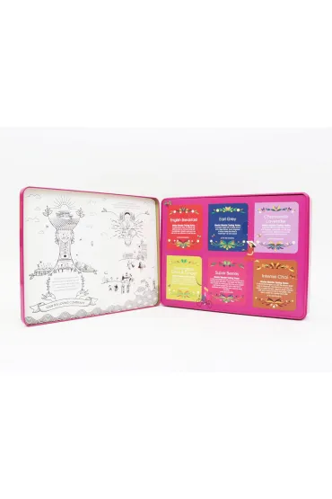 English Tea Shop Organic Zestaw herbat i herbatek codziennych w puszce (the ultimate - 6 smak�w) 36 x 1,91 g Bio