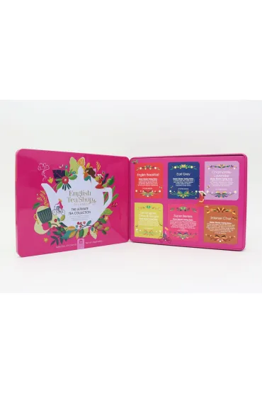 English Tea Shop Organic Zestaw herbat i herbatek codziennych w puszce (the ultimate - 6 smak�w) 36 x 1,91 g Bio