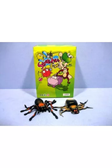 Zwierz�ta gumowe z groszkiem Paj�k 11 cm Hipo