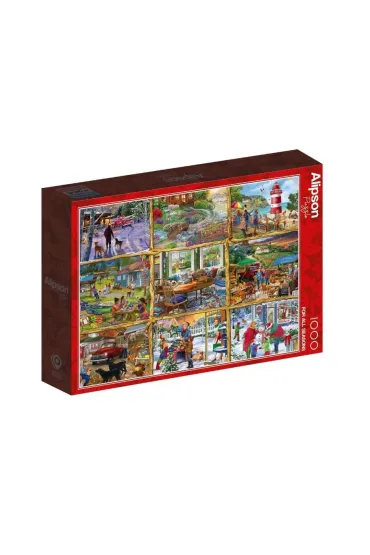 Puzzle 1000 el. Wszystkie pory roku Alipson