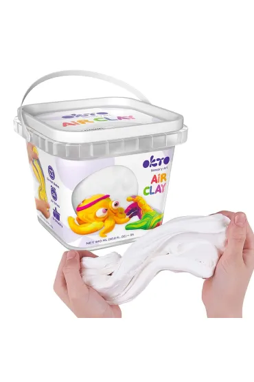 Okto Zestaw lekkiej powietrznej ciastoliny bialy 910ml