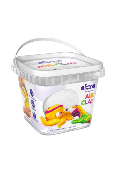 Okto Zestaw lekkiej powietrznej ciastoliny bialy 910ml