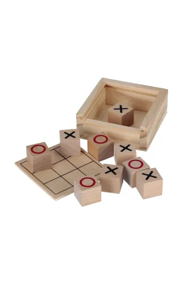 Gra K�ko i Krzy�yk drewniane kostka Wood MEGA CREATIVE 552136