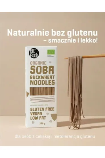 Diet-Food Makaron gryczany soba 100% 250 g Bio