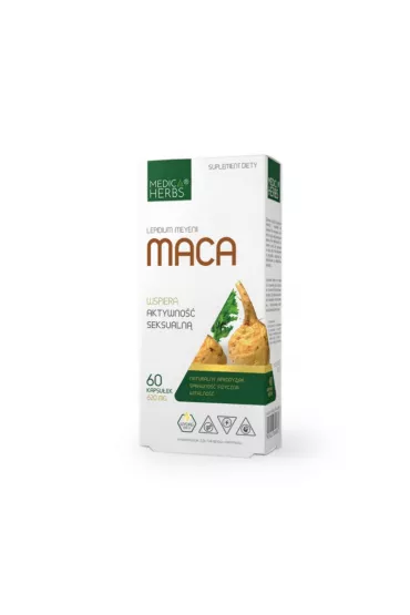 Medica Herbs Maca 620 mg Suplement diety 60 kaps.