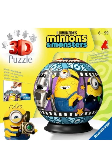 Puzzle 3D Minions Puzzleball Ravensburger