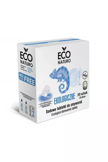 Eco Naturo Ekologiczne sodowe tabletki do zmywarki 30 szt.