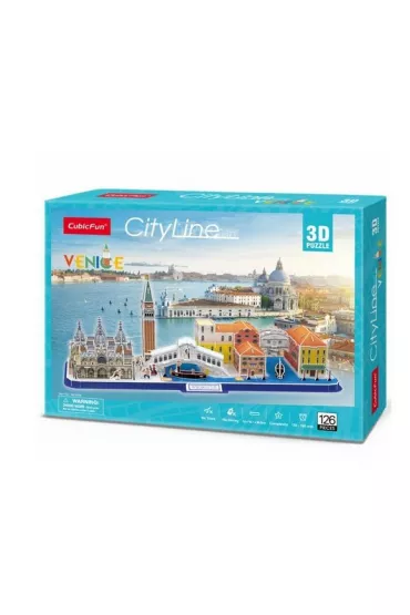 Puzzle 3D Cityline Wenecja Cubic Fun