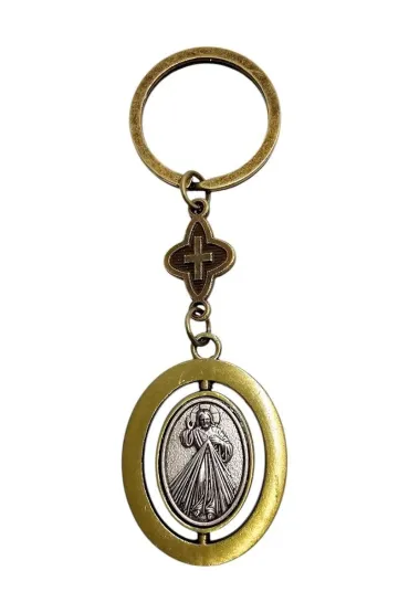 Brelok metalowy Jezus Mi�osierny