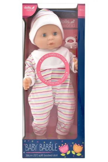 Dolls World Lalka Baby Babble 38cm