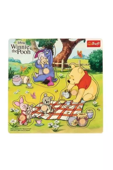 Puzzle mini drewniane - Winnie The Pooh Trefl