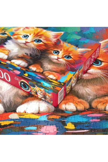 Puzzle 500 el. Three Little Hearts CherryPazzi