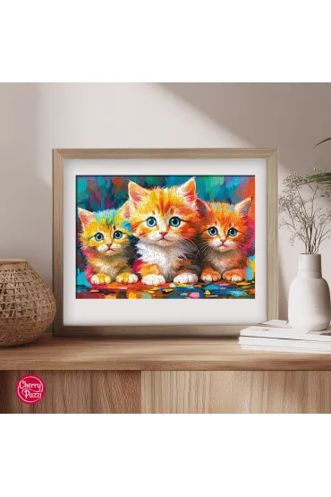 Puzzle 500 el. Three Little Hearts CherryPazzi