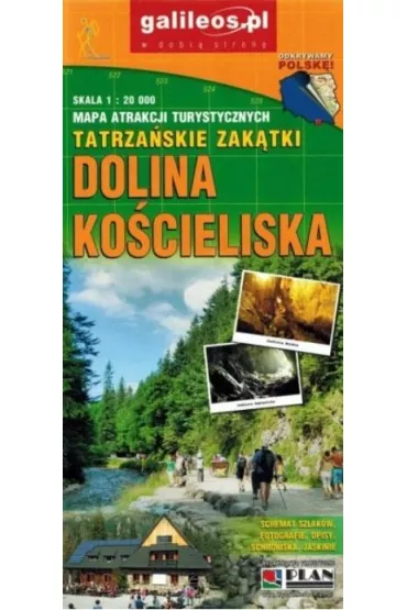 Dolina Ko�cieliska. Mapa atrakcji w.2024