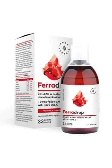 Aura Herbals FerraDrop Suplement diety 500 ml
