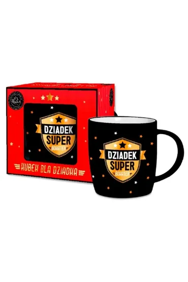 Pan Dragon Kubek Dziadek Super bohater