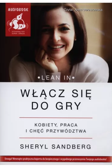 Audiobook Mp3 w��cz si� do gry czyta: anna dereszy�ska CD - Sheryl Sandberg