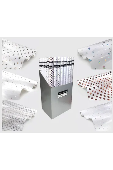 Kukartka Papier ozdobny PO-003 Seria bia�a 70 cm x 2 m 2 m - Dl Lux
