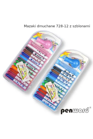 Polsirhurt Mazaki dmuchane + szablon 12 szt.