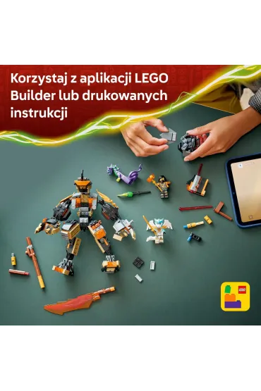 LEGO Ninjago Mech specjalny Cole'a i Zane w smoczej zbroi 71854