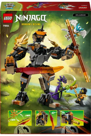 LEGO Ninjago Mech specjalny Cole'a i Zane w smoczej zbroi 71854