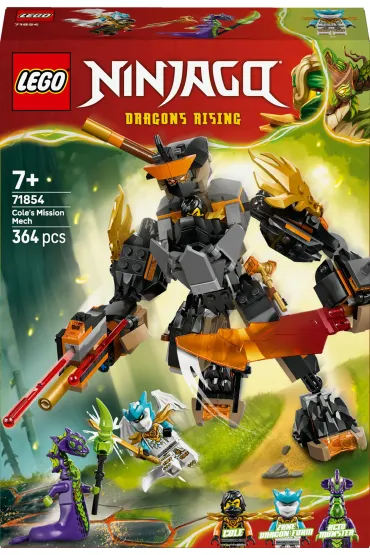 LEGO Ninjago Mech specjalny Cole'a i Zane w smoczej zbroi 71854