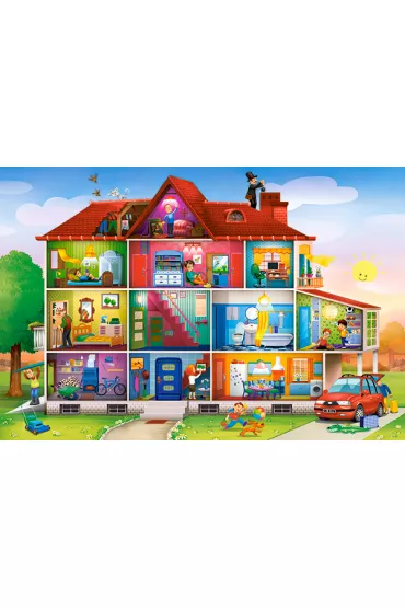 Puzzle maxi 40 el. House Life Castorland