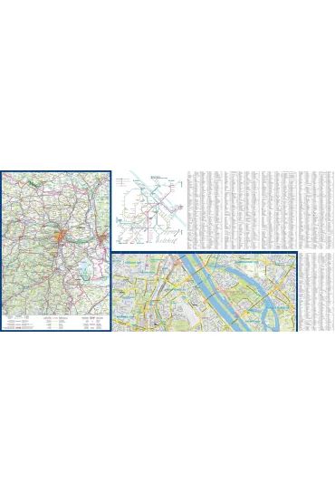 Vienna city street map 1:15 000 laminat 2025